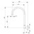 Ivy Wall Sink Spout 170mm Gooseneck 3Star Chrome Lead Free [306324]