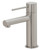 Vivid Slimline Hob Basin Mixer (Straight Spout) 6Star Brushed Nickel Lead Free [306325]