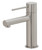 Vivid Slimline Hob Basin Mixer (Straight Spout) 6Star Brushed Nickel Lead Free [306325]