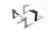 Teel Hob Basin Mixer (140mm Spout) 5Star Chrome Lead Free [310501]
