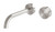Axia Wall Bath or Basin Mixer Set (180mm Fixed Spout) Brushed Nickel Lead Free [311049]