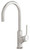 Vivid Slimline Oval Sink Mixer with 160mm Gooseneck Spout 5Star Brushed Nickel Lead Free [311752]