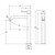 Kaya Tall Basin Mixer Gunmetal Lead Free [310944]