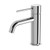 Vivid Slimline Hob Basin Mixer (Curved Spout) 6Star Chrome Lead Free [311052]