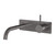 Vivid Slimline Up Basin or Bath Wall Mixer Set Brushed Carbon Lead Free [312253]