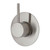 Kaya Up Wall Bath or Shower Mixer Large Round Plate Brushed Nickel Lead Free [312508]