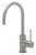 Vivid Slimline Sink Mixer with 160mm Gooseneck Spout 4Star Brushed Nickel Lead Free [312481]