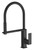Vezz Square Flexible Hose Sink Mixer (Black Hose) 5Star Matte Black Lead Free [312594]