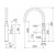 Liano II Sink Mixer Gunmetal Lead Free [313509]