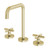 Vivid Slimline Plus Hob Basin Set Brushed Gold 5Star Lead Free [313890]