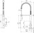 Vivid Slimline Pull-Down Sink Mixer (Tall Spring) 5Star Chrome Lead Free [313886]