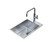 Urbane II 35 Litre Flushline Tub Stainless Steel 1 Tap Hole [307929]