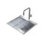 Urbane II 70L Flushline Tub Stainless Steel [307924]