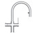 4-in-1 Pull-Out Filtered Water Sink Mixer (Boiling, Ambient, Hot and Cold) Chrome [314227]