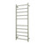Heated Square Ladder 430 x 1100mm Cool Brushed Nickel Right Hand Wired [315813]