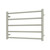 Heated Square Ladder 750 x 550mm Cool Brushed Nickel Left Hand Wired [315802]