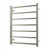 Heated Square Ladder 600 x 800mm Cool Brushed Nickel Right Hand Wired [315803]