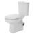 Petra Close-Coupled Toilet Suite, Right Skew Trap, Gloss White [314530]