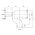 Pan Connector Vario Bend 90mm Offset 145-260mm Set Out [310864]