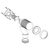 Pan Connector Vario Bend 90mm Offset 145-260mm Set Out [310864]