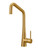 Essente Square Goose Neck Sink Mixer 316 Brushed Gold [311608]