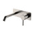 Axle Wall Basin or Bath Mixer Set Rectangular Plate 160mm Outlet Brushed Nickel [314855]