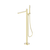 Pure SS316L Progressive Freestanding Bath Mixer Brushed Gold [315738]