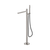 Pure SS316L Progressive Freestanding Bath Mixer with Outdoor Shower Hose Brushed Nickel [315772]