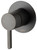 Aloe Bath or Shower Mixer Gun Metal [250189]