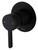 Aloe Bath or Shower Mixer Matte Black [250190]