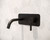 Aloe Wall Basin Mixer With Plate 4Star Matte Black [250198]