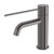 Vivid Slimline Basin Mixer Curved Outlet with Extended Lever Brushed Carbon Lead Free [315720]