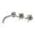 Vivid Slimline Plus Wall Bath or Basin Set 180mm Outlet 5Star Brushed Nickel Lead Free [315936]