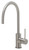 Vivid Slimline Sink Mixer (220mm Gooseneck Spout) Brushed Nickel Lead Free [315934]