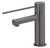 Vivid Slimline Basin Mixer with Extended Lever Brushed Carbon Lead Free [317356]