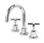 Alpha Cross Handle Basin Set C/D Chrome LF [285521]