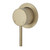 Kaya Wall Bath or Shower Mixer Small Round Plate Urban Brass Lead Free [311003]