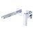 Tono Basin or Bath Wall Mixer Set 200mm Outlet Small Square Plate Chrome Lead Free [310960]