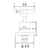Alpha Cross Handle Wall Top Assemblies C/D Black LF [285529]