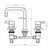 Projix Basin Set Brushed Nickel LF [305062]