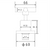 Alpha Cross Handle Wall Top Assemblies J/V Chrome LF [304831]