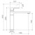 Luna Sink Mixer Black Lead Free [315944]