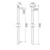 Liano II Heated Towel Rail Vertical Matte Black [319792]