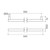 Liano II Heated Towel Rail Horizontal Polished Stainless Steel [319805]