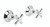 Easy Clean Wall Top Assemblies C/D Chrome LF [281293]