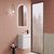 Mini Hartelle Fluted Wall-Hung 470mm Matte White Cabinet 450x480x847mm with Sintera Curved Stone Top with Right Side Tap Hole [320225]