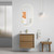 Venetta Framed Wall-Hung 600mm Harvest Oak Cabinet 600x468x585mm with Palis White Flat Stone Top [320320]