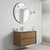 Venetta Framed Wall-Hung 900mm Harvest Oak Cabinet 900x468x585mm with Cato Flat Stone Top [320322]