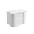 Ramee Fluted Wall-Hung 750mm Matte White Cabinet 750x465x565mm with Cato Flat Stone Top [320328]