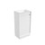Mini Ravia Fluted Floor-Standing 450mm Matte White Cabinet 440x292x847mm with Sintera Square Stone Top with No Tap Hole [320219]